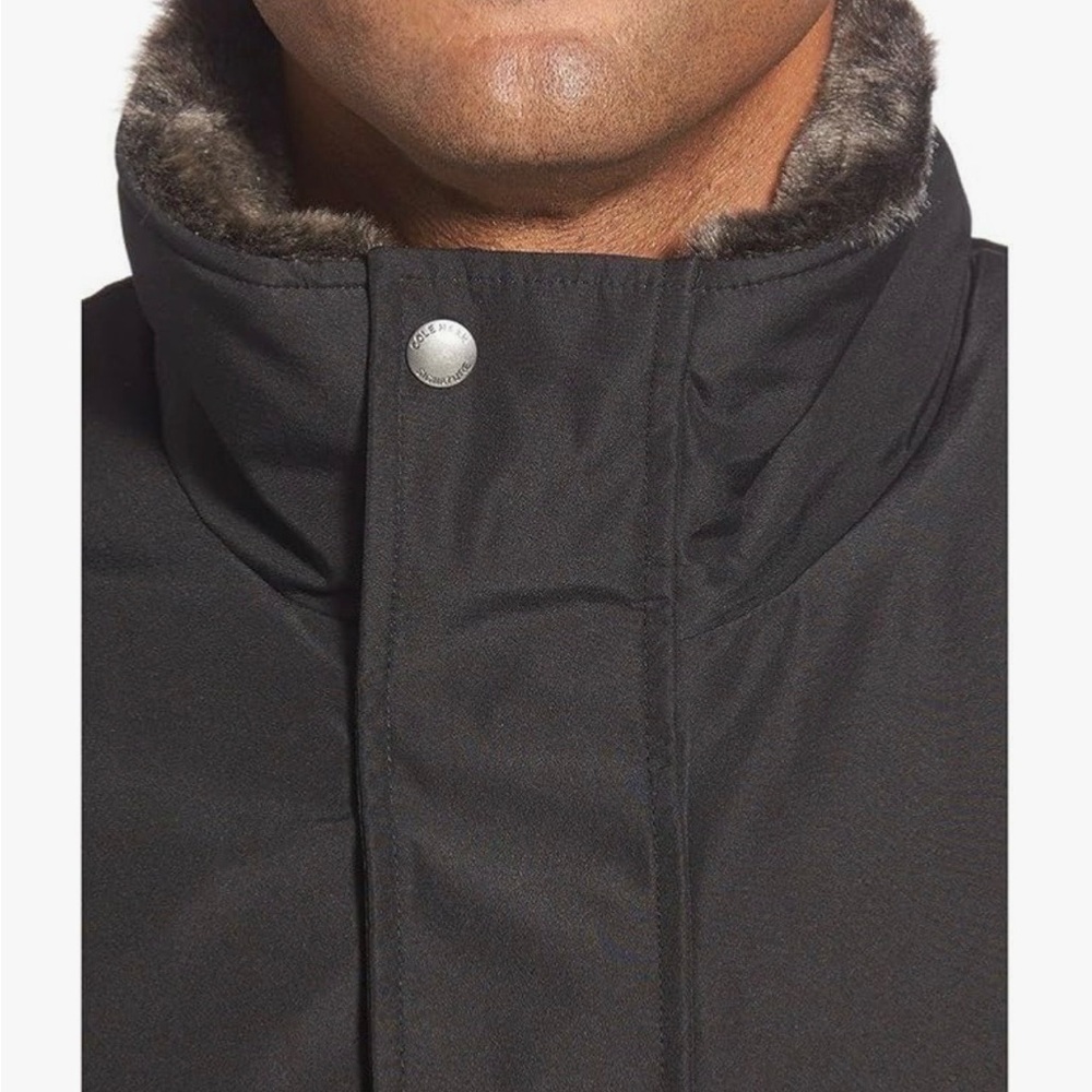 Cole Haan Signature Men's SMALL Jacket with Faux Fur Lining - Picture 5 of 13